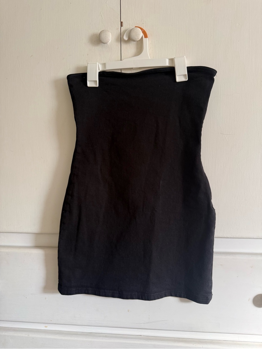 Zara Black Strapless Bodycon Dress